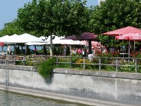 De gezellige terrasjes van Friedrichshafen