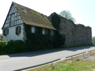 Een ruine vlak voor Reichenau