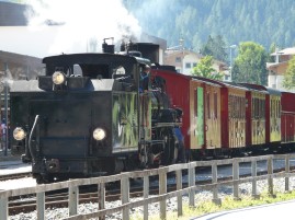 De oude Zug welke door het Zillertal rijd