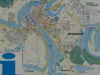 De plattegrond van Besigheim