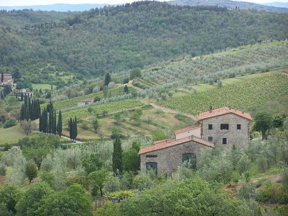 landschap in Toscane
