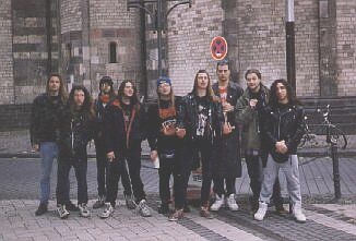 Eerste europese tour met Gorefest als support voor Revenant, Berlijn, 13 nov 1991