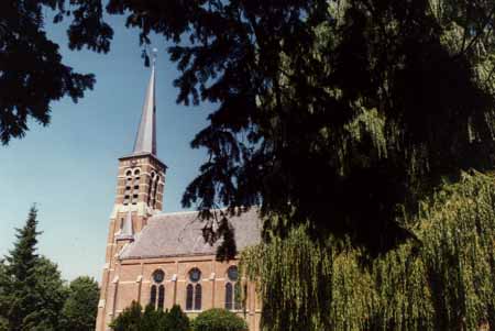 De kerk in Kwadendamme